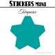 168 Etoiles 1,6 cm - Stickers mini gommettes