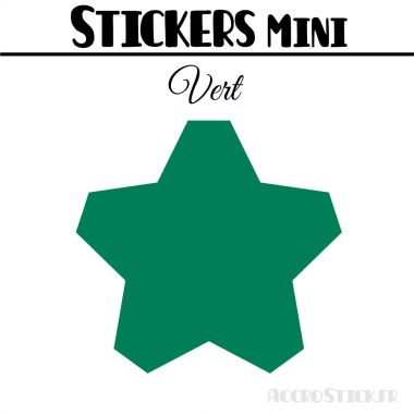 168 Etoiles 1,6 cm - Stickers mini gommettes