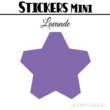 120 Etoiles 2 cm - Stickers mini gommettes