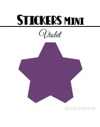88 Etoiles 2,4 cm - Stickers mini gommettes
