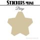 48 Etoiles 3 cm - Stickers mini gommettes