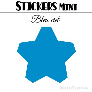 48 Etoiles 3 cm - Stickers mini gommettes