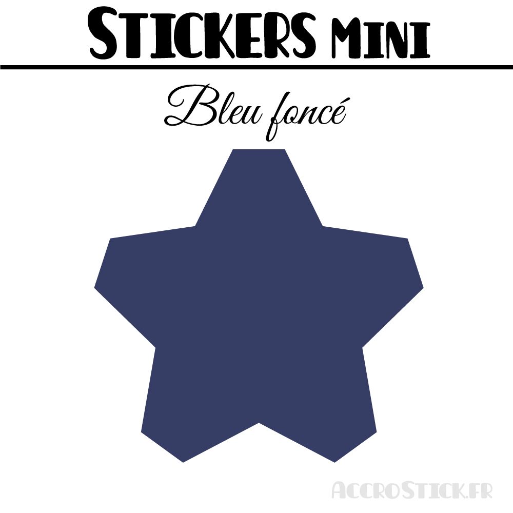 48 Etoiles 3 cm - Stickers mini gommettes 48 Etoiles 3 cm - Stickers mini gommettes