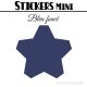 48 Etoiles 3 cm - Stickers mini gommettes