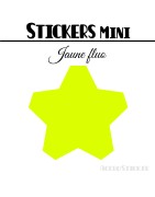 48 Etoiles 3 cm - Stickers mini gommettes