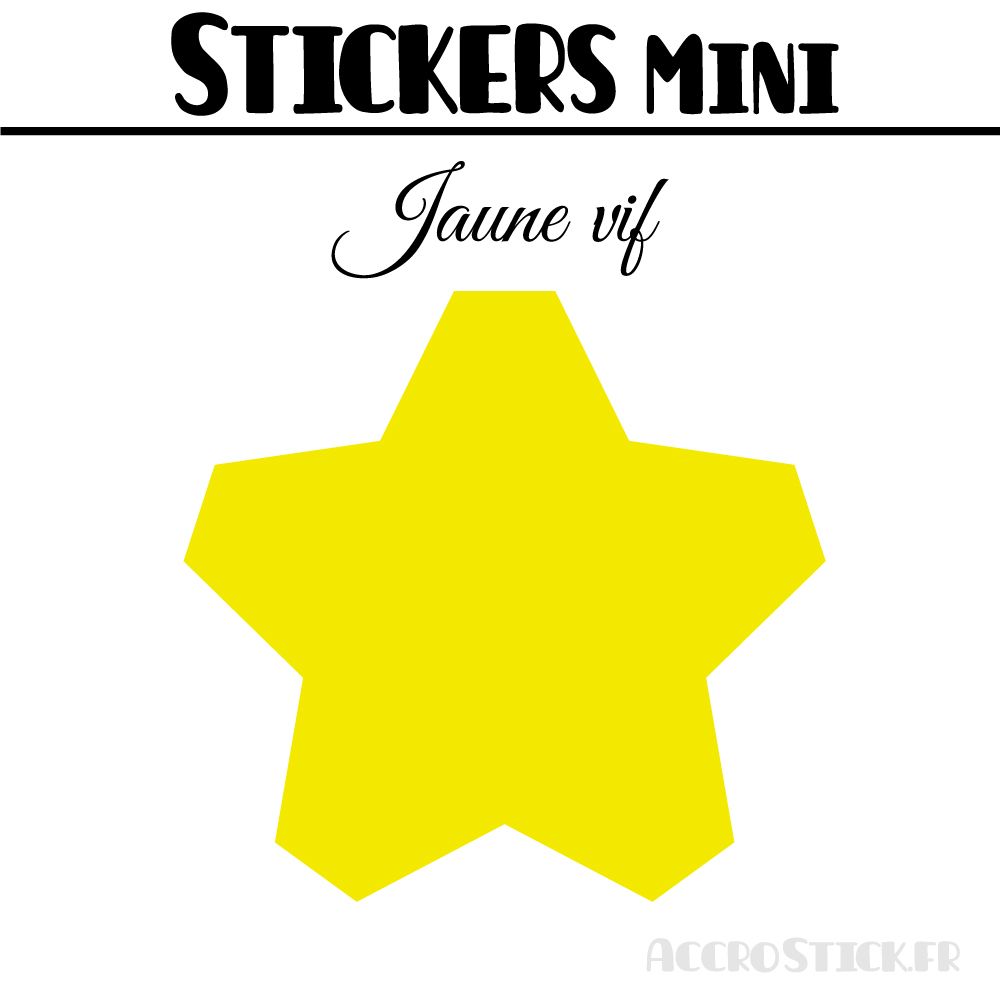 48 Etoiles 3 cm - Stickers mini gommettes 48 Etoiles 3 cm - Stickers mini gommettes