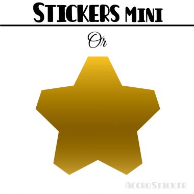 48 Etoiles 3 cm - Stickers mini gommettes