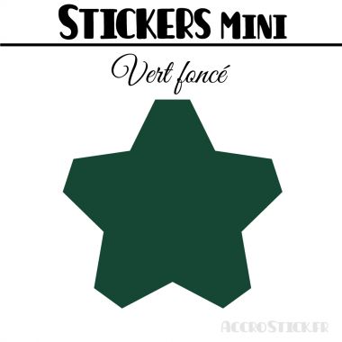 48 Etoiles 3 cm - Stickers mini gommettes
