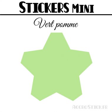 48 Etoiles 3 cm - Stickers mini gommettes