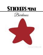 440 Etoiles 1 cm - Stickers mini gommettes