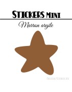 440 Etoiles 1 cm - Stickers mini gommettes