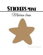 440 Etoiles 1 cm - Stickers mini gommettes
