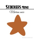 440 Etoiles 1 cm - Stickers mini gommettes