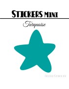 440 Etoiles 1 cm - Stickers mini gommettes