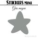 328 Etoiles 1,2 cm - Stickers mini gommettes