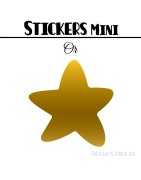 328 Etoiles 1,2 cm - Stickers mini gommettes