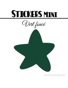 328 Etoiles 1,2 cm - Stickers mini gommettes