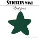 328 Etoiles 1,2 cm - Stickers mini gommettes
