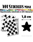 144 Etoiles 1,8 cm - Stickers mini gommettes