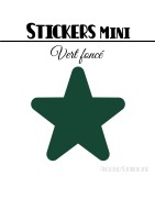 488 Etoiles 1 cm - Stickers mini gommettes