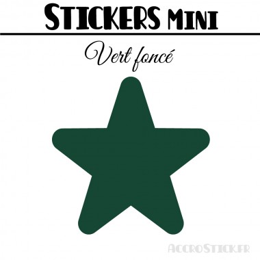 488 Etoiles 1 cm - Stickers mini gommettes
