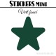 488 Etoiles 1 cm - Stickers mini gommettes