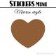 784 Coeurs 0,8 cm - Stickers mini gommettes