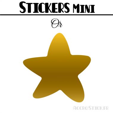 96 Etoiles 2,4 cm - Stickers mini gommettes