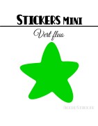 96 Etoiles 2,4 cm - Stickers mini gommettes