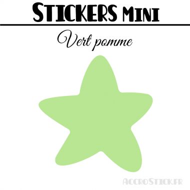 96 Etoiles 2,4 cm - Stickers mini gommettes