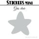 120 Etoiles 2 cm - Stickers mini gommettes