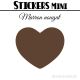 784 Coeurs 0,8 cm - Stickers mini gommettes
