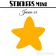 120 Etoiles 2 cm - Stickers mini gommettes