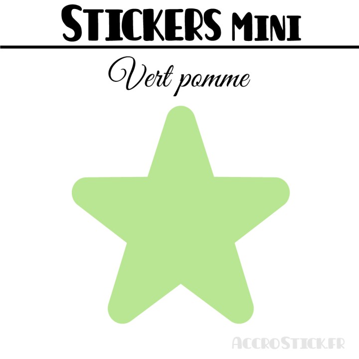 488 Etoiles 1 cm - Stickers mini gommettes