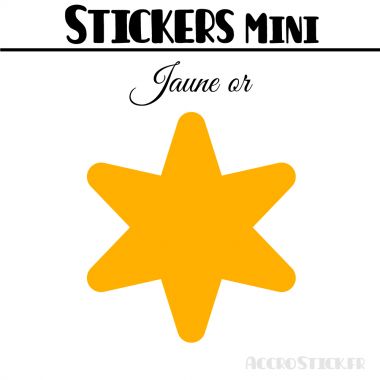 168 Etoiles 1,6 cm - Stickers mini gommettes