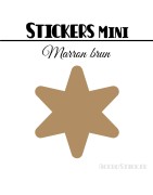 168 Etoiles 1,6 cm - Stickers mini gommettes
