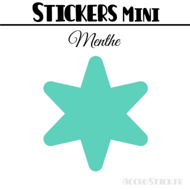 168 Etoiles 1,6 cm - Stickers mini gommettes