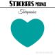 784 Coeurs 0,8 cm - Stickers mini gommettes