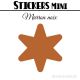 104 Etoiles 2 cm - Stickers mini gommettes
