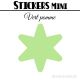 104 Etoiles 2 cm - Stickers mini gommettes