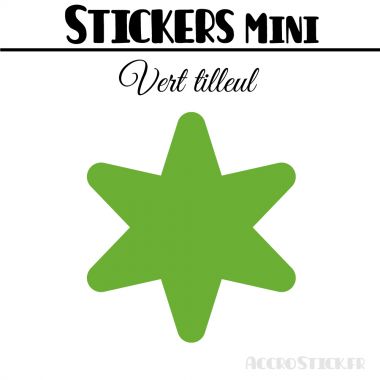 104 Etoiles 2 cm - Stickers mini gommettes