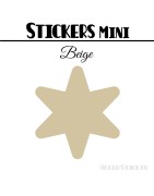 104 Etoiles 2 cm - Stickers mini gommettes