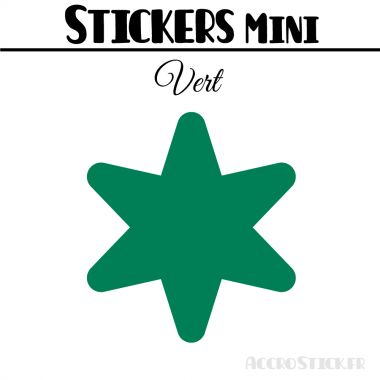 104 Etoiles 2 cm - Stickers mini gommettes