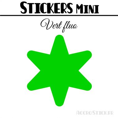 104 Etoiles 2 cm - Stickers mini gommettes