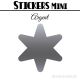 48 Etoiles 3 cm - Stickers mini gommettes