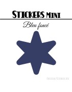 48 Etoiles 3 cm - Stickers mini gommettes