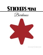 48 Etoiles 3 cm - Stickers mini gommettes