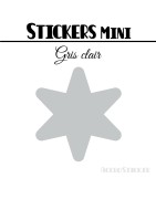 48 Etoiles 3 cm - Stickers mini gommettes