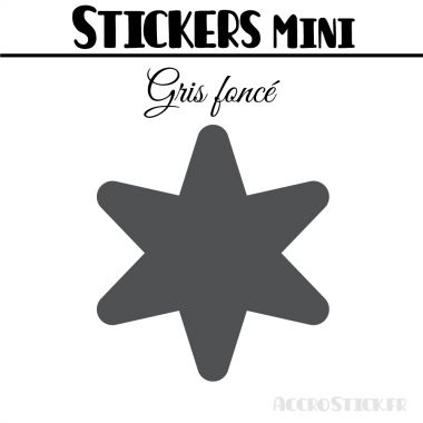48 Etoiles 3 cm - Stickers mini gommettes