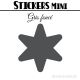48 Etoiles 3 cm - Stickers mini gommettes